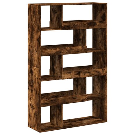 Boekenkast 100x33x156,5 cm bewerkt hout gerookt eikenkleurig 2