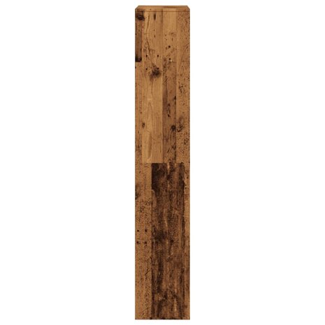 Kamerscherm 100x33x187,5 cm bewerkt hout oud houtkleurig 5