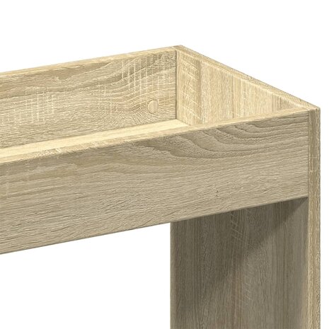 Hoge kast 63x33x140 cm bewerkt hout sonoma eikenkleurig 9