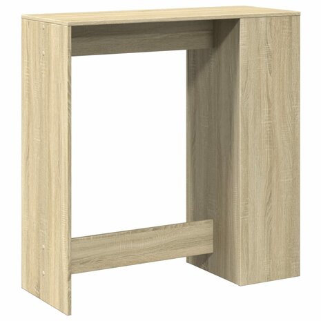 Bartafel met rekken 101x40x103,5 cm hout sonoma eikenkleur 7