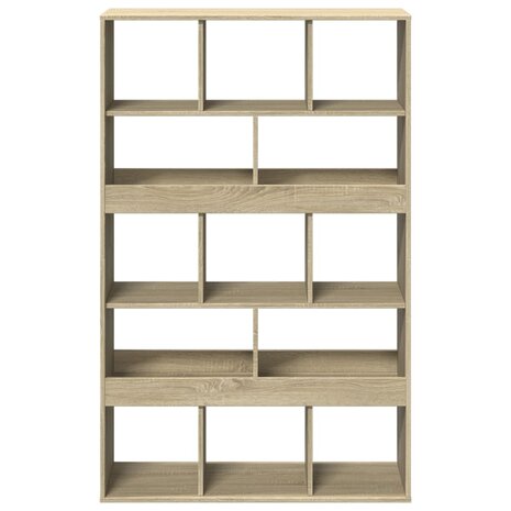 Boekenkast 100x33x156,5 cm bewerkt hout sonoma eikenkleurig 4