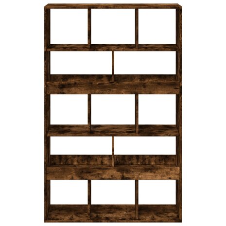 Boekenkast 100x33x156,5 cm bewerkt hout gerookt eikenkleurig 4