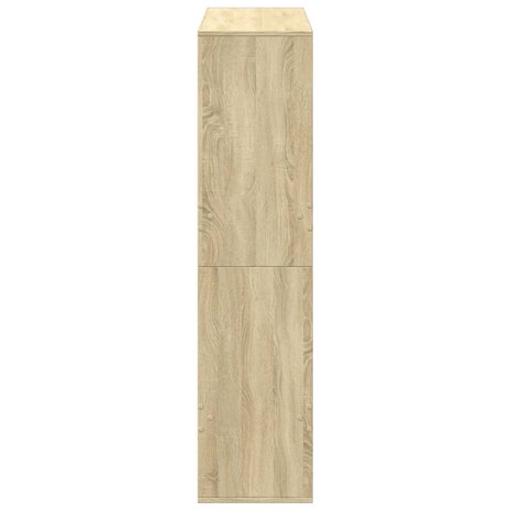 Boekenkast 100x33x135 cm bewerkt hout sonoma eikenkleurig 5