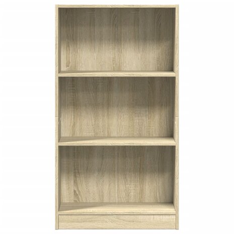 Boekenkast 60x24x109 cm bewerkt hout sonoma eikenkleurig 4