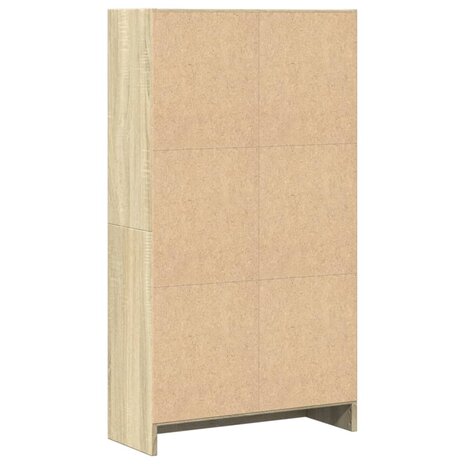 Boekenkast 60x24x109 cm bewerkt hout sonoma eikenkleurig 6