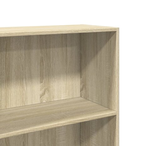 Boekenkast 60x30x152 cm bewerkt hout sonoma eikenkleurig 7