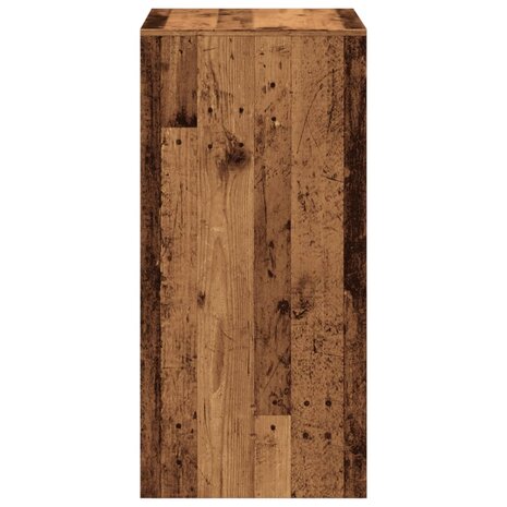 Bartafel 51x50x103,5 cm bewerkt hout oud houtkleurig 5