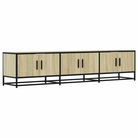 Tv-meubel 180x35x41 cm bewerkt hout sonoma eikenkleurig 2