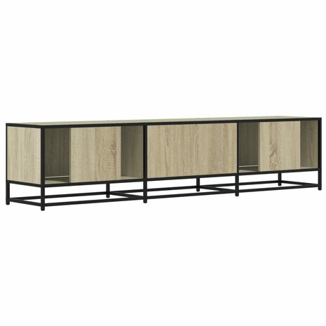 Tv-meubel 180x35x41 cm bewerkt hout sonoma eikenkleurig 6