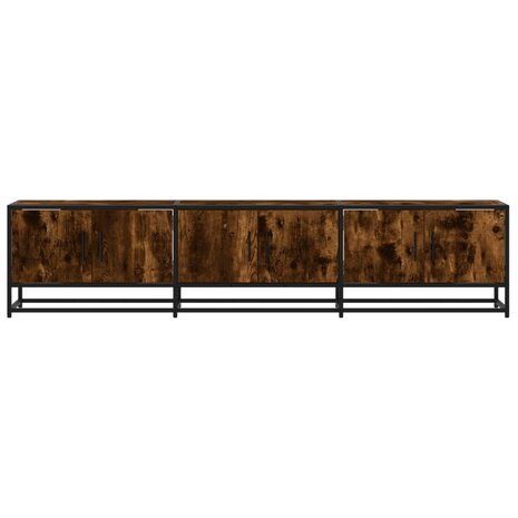 Tv-meubel 180x35x41 cm bewerkt hout gerookt eikenkleurig 4