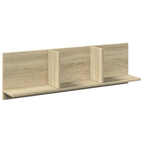 Wandkast 100x16,5x30 cm bewerkt hout sonoma eikenkleurig 2