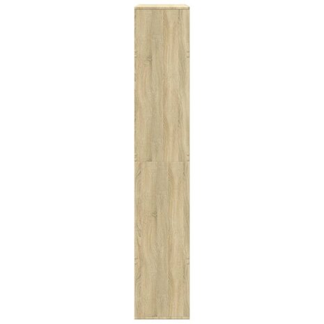 Boekenkast 100x33x187,5 cm bewerkt hout sonoma eikenkleurig 5