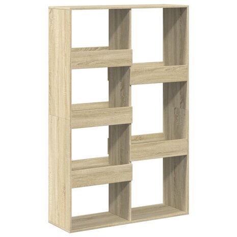 Boekenkast 100x33x155,5 cm bewerkt hout sonoma eikenkleurig 2