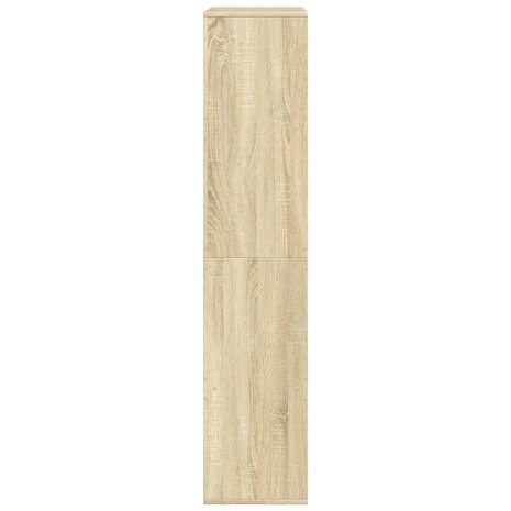 Boekenkast 100x33x155,5 cm bewerkt hout sonoma eikenkleurig 5