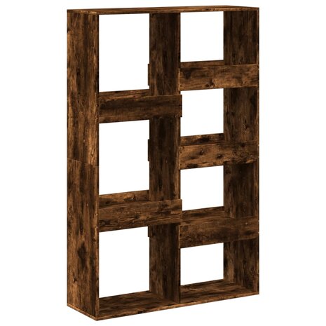 Boekenkast 100x33x155,5 cm bewerkt hout gerookt eikenkleurig 6