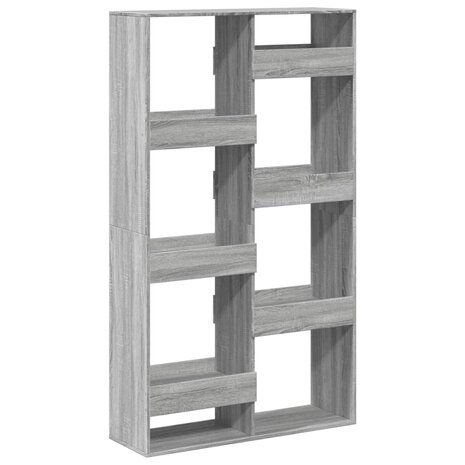 Boekenkast 100x33x175 cm bewerkt hout grijs sonoma eikenkleurig 2