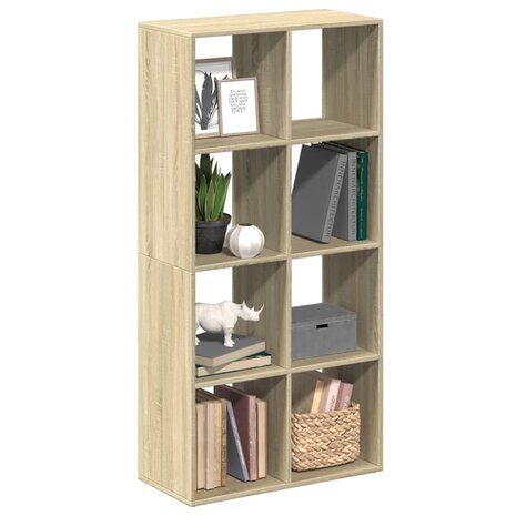 Kamerscherm / boekenkast 69,5x29x137,5 cm hout sonoma eiken 1