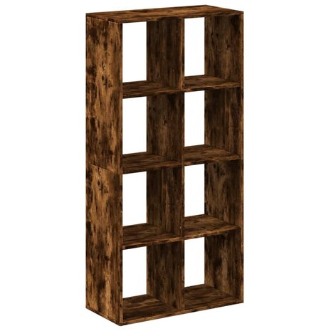 Kamerscherm / boekenkast 69,5x29x137,5 cm hout gerookt eiken 7