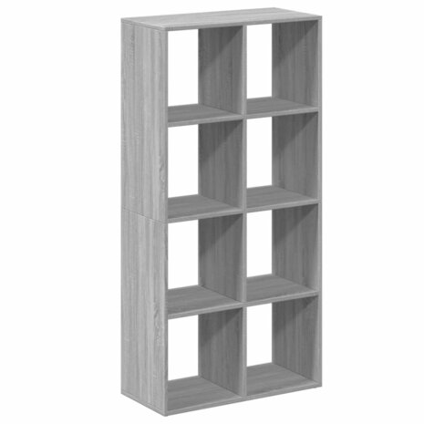 Kamerscherm / boekenkast 69,5x29x137,5 cm hout grijs sonoma eik 7