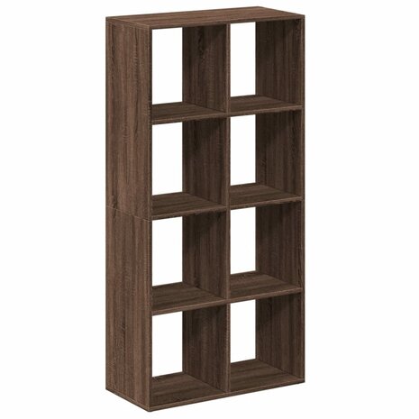 Kamerscherm / boekenkast 69,5x29x137,5 cm hout bruin eikenkleur 2