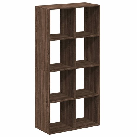 Kamerscherm / boekenkast 69,5x29x137,5 cm hout bruin eikenkleur 7