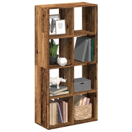 Kamerscherm / boekenkast 69,5x29x137,5 cm hout oud houtkleur 1