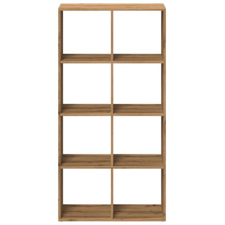 Kamerscherm / boekenkast 69,5x29x137,5 cm hout artisanaal eiken 5