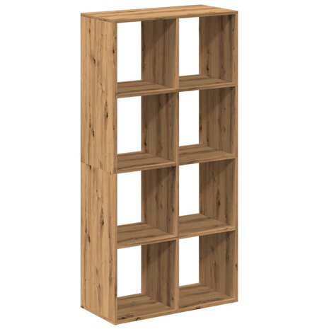 Kamerscherm / boekenkast 69,5x29x137,5 cm hout artisanaal eiken 7