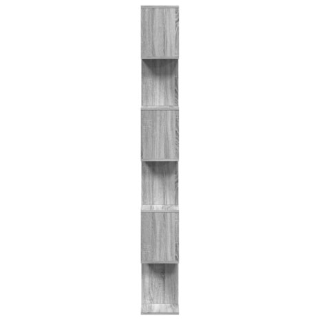 Kamerscherm / boekenkast 6-laags 70x24x193 cm hout grijs sonoma 6