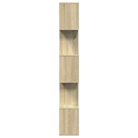 Kamerscherm / boekenkast 5-laags 70x24x161 cm hout sonoma eiken 6