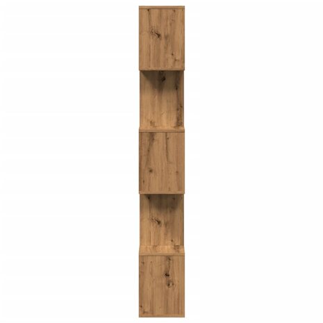 Kamerscherm / boekenkast 5-laags 70x24x161 cm hout artisanaal 6