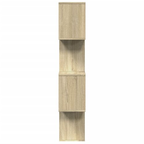 Kamerscherm / boekenkast 4-laags 70x24x129 cm hout sonoma eiken 6