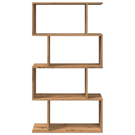 Kamerscherm / boekenkast 4-laags 70x24x129 cm hout artisanaal 5