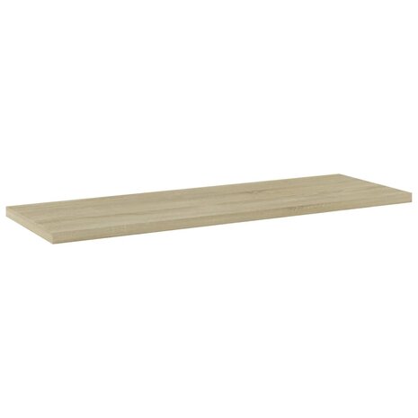 Wandschappen 4 st 60x20x1,5 cm spaanplaat sonoma eikenkleurig 2