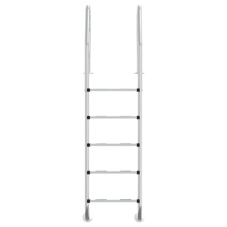 Zwembadladder 54x38x211 cm 304 roestvrij staal 3