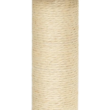 Kattenmeubel met sisal krabpalen 50,5 cm lichtgrijs 9