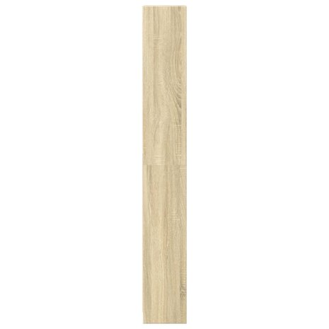 Boekenkast 40x24x176 cm bewerkt hout sonoma eikenkleurig 5