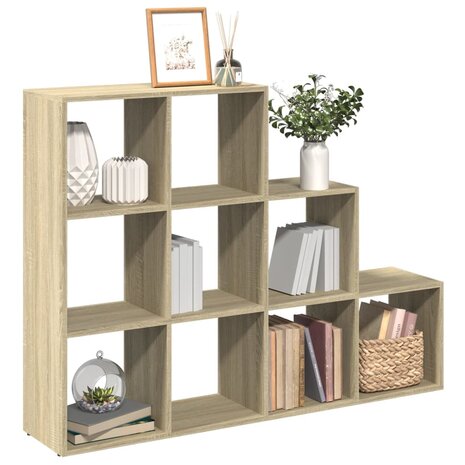 Kamerscherm / boekenkast 137,5x29x103,5 cm hout sonoma eiken 1