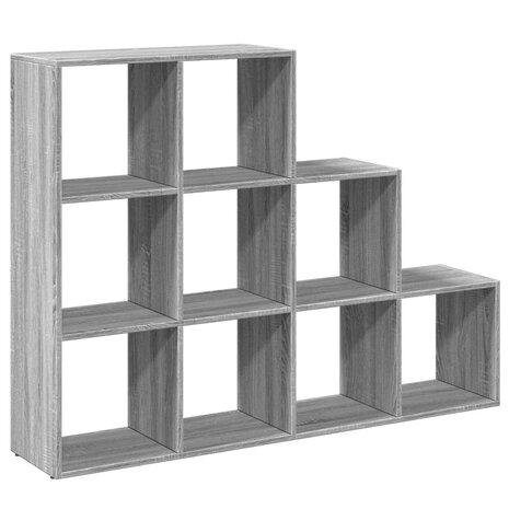 Kamerscherm / boekenkast 137,5x29x103,5 cm hout grijs sonoma 2