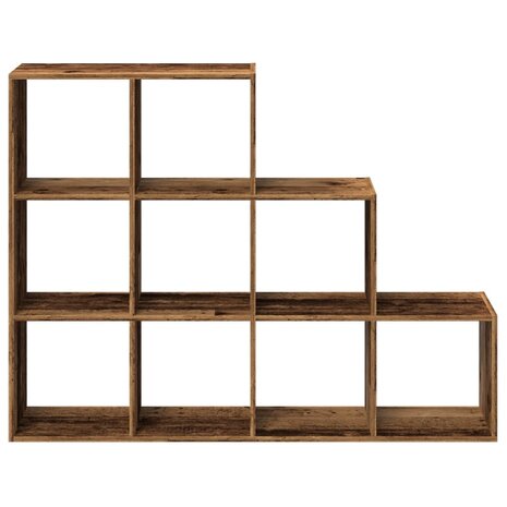 Kamerscherm / boekenkast 137,5x29x103,5 cm hout oud hout 5