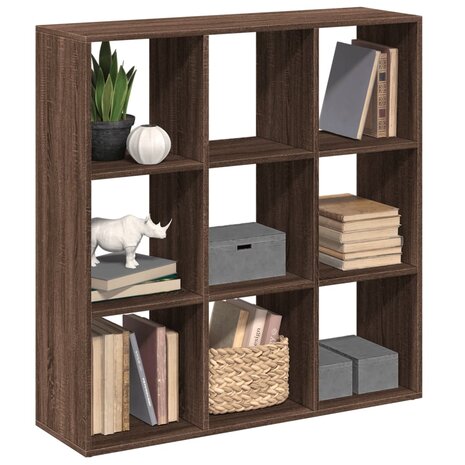 Kamerscherm / boekenkast 102x29x103,5 cm hout bruin eikenkleur 1