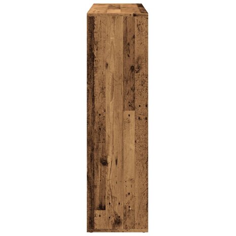 Kamerscherm / boekenkast 102x29x103,5 cm hout oud houtkleurig 6