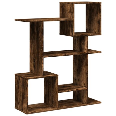 Kamerscherm / boekenkast 92x29x112 cm hout gerookt eiken 7