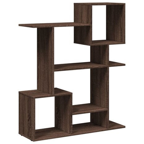 Kamerscherm / boekenkast 92x29x112 cm hout bruin eikenkleur 7