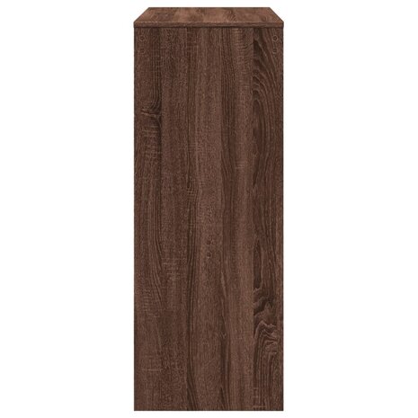 Bartafel met rekken 90x40x103,5 cm bewerkt hout bruin eiken 5