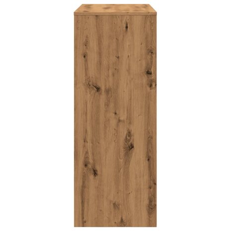 Bartafel met rekken 90x40x103,5 cm hout artisanaal eikenkleurig 5