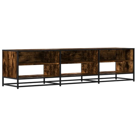 Tv-meubel 180x40x46 cm bewerkt hout gerookt eikenkleurig 2