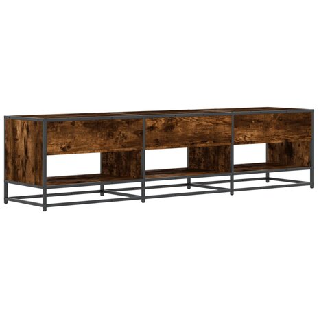 Tv-meubel 180x40x46 cm bewerkt hout gerookt eikenkleurig 6