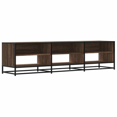 Tv-meubel 180x40x46 cm bewerkt hout bruin eikenkleurig 2