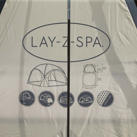 Bestway Koepeltent Lay-Z-Spa voor hottub 390x390x255 cm 9